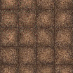Galerie Wallcoverings Product Code: G67792 - Ambiance Wallpaper Collection Galerie Wallcoverings Product Code G67792 - Ambiance Wallpaper Collection - Brown Copper Colours - Metallic Tile Design