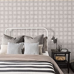 Galerie Wallcoverings Product Code: G67796 - Ambiance Wallpaper Collection Galerie Wallcoverings Product Code G67796 - Ambiance Wallpaper Collection - Beige Colours - Metallic Tile Design