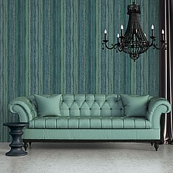 Galerie Wallcoverings Product Code: G67802 - Ambiance Wallpaper Collection Galerie Wallcoverings Product Code G67802 - Ambiance Wallpaper Collection - Blue Green Turquoise Colours - Nomed Stripe Design