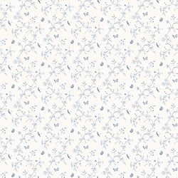 Galerie Wallcoverings Product Code: G67851 - Miniatures 2 Wallpaper Collection Galerie Wallcoverings Product Code G67851 - Miniatures 2 Wallpaper Collection - Blue White Colours - Small Floral Butterfly Dragonfly Design