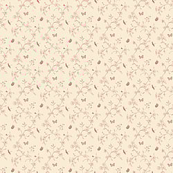 Galerie Wallcoverings Product Code: G67852 - Miniatures 2 Wallpaper Collection Galerie Wallcoverings Product Code G67852 - Miniatures 2 Wallpaper Collection - Red Cream Pink Colours - Small Floral Butterfly Dragonfly Design