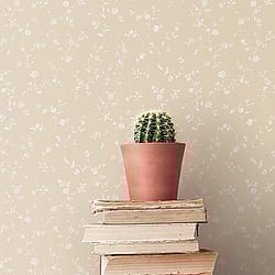 Galerie Wallcoverings Product Code: G67860 - Miniatures 2 Wallpaper Collection Galerie Wallcoverings Product Code G67860 - Miniatures 2 Wallpaper Collection - Cream White Colours - Floral Trail Design