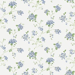 Galerie Wallcoverings Product Code: G67864 - Miniatures 2 Wallpaper Collection Galerie Wallcoverings Product Code G67864 - Miniatures 2 Wallpaper Collection - Blue Green White Colours - Small Floral Trail Design