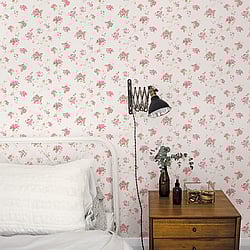 Galerie Wallcoverings Product Code: G67866 - Miniatures 2 Wallpaper Collection Galerie Wallcoverings Product Code G67866 - Miniatures 2 Wallpaper Collection - Pink White Colours - Hydrangea Trail Design