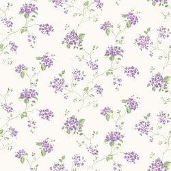 Galerie Wallcoverings Product Code: G67867 - Miniatures 2 Wallpaper Collection Galerie Wallcoverings Product Code G67867 - Miniatures 2 Wallpaper Collection - Purple Green White Colours - Hydrangea Trail Design