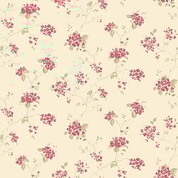 Galerie Wallcoverings Product Code: G67868 - Miniatures 2 Wallpaper Collection Galerie Wallcoverings Product Code G67868 - Miniatures 2 Wallpaper Collection - Pink Cream Green Colours - Hydrangea Trail Design