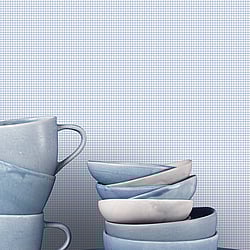 Galerie Wallcoverings Product Code: G67874 - Miniatures 2 Wallpaper Collection Galerie Wallcoverings Product Code G67874 - Miniatures 2 Wallpaper Collection - Blue White Colours - Small Gingham Plaid Design