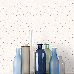 Galerie Wallcoverings Product Code: G67881 - Miniatures 2 Wallpaper Collection Galerie Wallcoverings Product Code G67881 - Miniatures 2 Wallpaper Collection - White Cream Colours - Small Leaf Toss Design