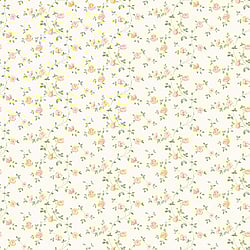 Galerie Wallcoverings Product Code: G67891 - Miniatures 2 Wallpaper Collection Galerie Wallcoverings Product Code G67891 - Miniatures 2 Wallpaper Collection - Yellow Green White Colours - Small Rose Trail Design