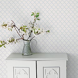 Galerie Wallcoverings Product Code: G67903 - Miniatures 2 Wallpaper Collection Galerie Wallcoverings Product Code G67903 - Miniatures 2 Wallpaper Collection - Blue White Colours - Small Rose Trail Design