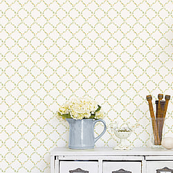Galerie Wallcoverings Product Code: G67907 - Miniatures 2 Wallpaper Collection Galerie Wallcoverings Product Code G67907 - Miniatures 2 Wallpaper Collection - Yellow Green White Colours - Small Rose Trail Design
