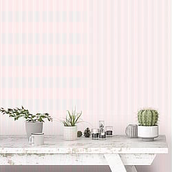 Galerie Wallcoverings Product Code: G67912 - Smart Stripes 3 Wallpaper Collection Galerie Wallcoverings Product Code G67912 - Smart Stripes 3 Wallpaper Collection - Pink White Colours - Narrow Stripe Design