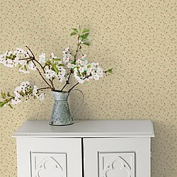 Galerie Wallcoverings Product Code: G67921 - Miniatures 2 Wallpaper Collection Galerie Wallcoverings Product Code G67921 - Miniatures 2 Wallpaper Collection - Cream Green Pink Blue Colours - Small Floral Trail Design