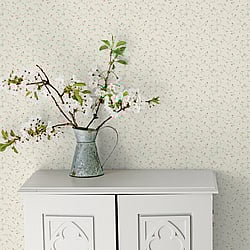 Galerie Wallcoverings Product Code: G67922 - Miniatures 2 Wallpaper Collection Galerie Wallcoverings Product Code G67922 - Miniatures 2 Wallpaper Collection - Cream Green Pink Purple Colours - Small Floral Trail Design
