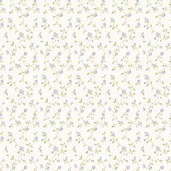 Galerie Wallcoverings Product Code: G67935 - Miniatures 2 Wallpaper Collection Galerie Wallcoverings Product Code G67935 - Miniatures 2 Wallpaper Collection - White Purple Blue Green Colours - Small Rose Trail Design