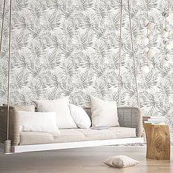 Galerie Wallcoverings Product Code: G67945 - Organic Textures Wallpaper Collection Galerie Wallcoverings Product Code G67945 - Organic Textures Wallpaper Collection - Grey Colours - Speckled Palm Design