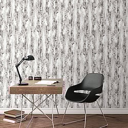 Galerie Wallcoverings Product Code: G67948 - Organic Textures Wallpaper Collection Galerie Wallcoverings Product Code G67948 - Organic Textures Wallpaper Collection - Black Grey Colours - Chinchilla Fur Design