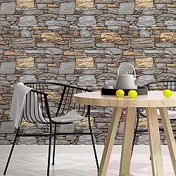 Galerie Wallcoverings Product Code: G67972 - Organic Textures Wallpaper Collection Galerie Wallcoverings Product Code G67972 - Organic Textures Wallpaper Collection - Beige Taupe Silver Colours - Organic Slate Design