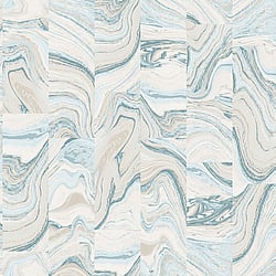 Galerie Wallcoverings Product Code: G67974 - Organic Textures Wallpaper Collection Galerie Wallcoverings Product Code G67974 - Organic Textures Wallpaper Collection - Cream Turquoise Colours - Agate Tile Design
