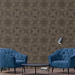 Galerie Wallcoverings Product Code: G67986 - Organic Textures Wallpaper Collection Galerie Wallcoverings Product Code G67986 - Organic Textures Wallpaper Collection - Brown Gold Colours - Inlay Wood Design