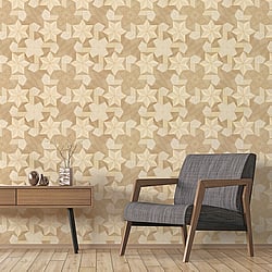 Galerie Wallcoverings Product Code: G67987 - Organic Textures Wallpaper Collection Galerie Wallcoverings Product Code G67987 - Organic Textures Wallpaper Collection - Gold Ochre Colours - Inlay Wood Design