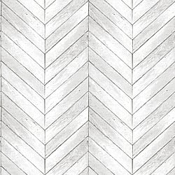 Galerie Wallcoverings Product Code: G68001 - Natural FX 2 Wallpaper Collection Galerie Wallcoverings Product Code G68001 - Natural FX 2 Wallpaper Collection - White Grey Colours - Chevron Wood Design