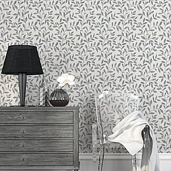 Galerie Wallcoverings Product Code: G68028 - Utopia Wallpaper Collection Galerie Wallcoverings Product Code G68028 - Utopia Wallpaper Collection - Loose Leaf Design