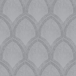 Galerie Wallcoverings Product Code: G68086 - Special FX 2 Wallpaper Collection Galerie Wallcoverings Product Code G68086 - Special FX 2 Wallpaper Collection - Silver , White, Grey Colours - Nouveau Scallop Design