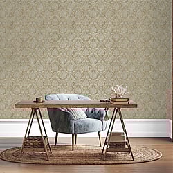 Galerie Wallcoverings Product Code: G68089 - Special FX 2 Wallpaper Collection Galerie Wallcoverings Product Code G68089 - Special FX 2 Wallpaper Collection - Gold Colours - Special Damask Design