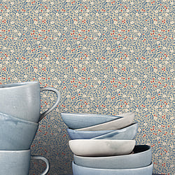 Galerie Wallcoverings Product Code: G68710 - Miniatures 3 Wallpaper Collection Galerie Wallcoverings Product Code G68710 - Miniatures 3 Wallpaper Collection - Tan,Navy,Red Colours - Full Mini Design