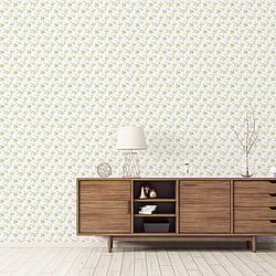 Galerie Wallcoverings Product Code: G68732 - Miniatures 3 Wallpaper Collection Galerie Wallcoverings Product Code G68732 - Miniatures 3 Wallpaper Collection - Yellow,Green Colours - Multi Floral Trail Design