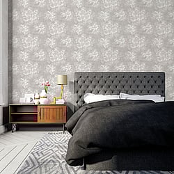 Galerie Wallcoverings Product Code: G78260 - Atmosphere Wallpaper Collection Galerie Wallcoverings Product Code G78260 - Atmosphere Wallpaper Collection - Grey Colours - Mystic Floral Design