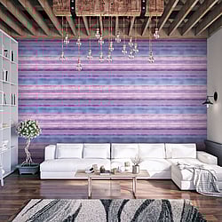 Galerie Wallcoverings Product Code: G78266 - Atmosphere Wallpaper Collection Galerie Wallcoverings Product Code G78266 - Atmosphere Wallpaper Collection - Purple Colours - Skye Stripe Design