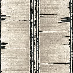 Galerie Wallcoverings Product Code: G78285 - Bazaar Wallpaper Collection Galerie Wallcoverings Product Code G78285 - Bazaar Wallpaper Collection - Taupe Black Colours - Bark Stripe Design
