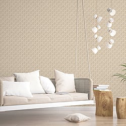 Galerie Wallcoverings Product Code: G78290 - Bazaar Wallpaper Collection Galerie Wallcoverings Product Code G78290 - Bazaar Wallpaper Collection - Light Brown Colours - Block Print Design
