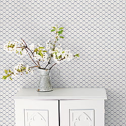 Galerie Wallcoverings Product Code: G78295 - Bazaar Wallpaper Collection Galerie Wallcoverings Product Code G78295 - Bazaar Wallpaper Collection - Navy Colours - Boho Beehive Design