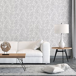 Galerie Wallcoverings Product Code: G78298 - Bazaar Wallpaper Collection Galerie Wallcoverings Product Code G78298 - Bazaar Wallpaper Collection - Light Grey Colours - Broadleaf Design