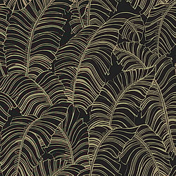 Galerie Wallcoverings Product Code: G78301 - Bazaar Wallpaper Collection Galerie Wallcoverings Product Code G78301 - Bazaar Wallpaper Collection - Black Light Ochre Colours - Broadleaf Design