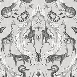 Galerie Wallcoverings Product Code: G78310 - Bazaar Wallpaper Collection Galerie Wallcoverings Product Code G78310 - Bazaar Wallpaper Collection - Grey Black Colours - Menagerie Design