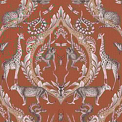 Galerie Wallcoverings Product Code: G78312 - Bazaar Wallpaper Collection Galerie Wallcoverings Product Code G78312 - Bazaar Wallpaper Collection - Rust Colours - Menagerie Design