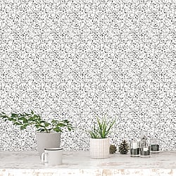 Galerie Wallcoverings Product Code: G78334 - Bazaar Wallpaper Collection Galerie Wallcoverings Product Code G78334 - Bazaar Wallpaper Collection - Monochrome Colours - Tangier Tile Design