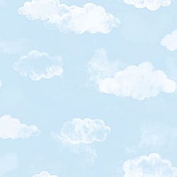 Galerie Wallcoverings Product Code: G78359 - Tiny Tots 2 Wallpaper Collection Galerie Wallcoverings Product Code G78359 - Tiny Tots 2 Wallpaper Collection - Sky Blue Colours - Cloud Design
