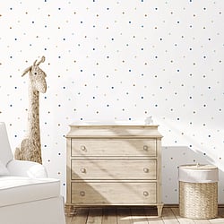 Galerie Wallcoverings Product Code: G78366 - Tiny Tots 2 Wallpaper Collection Galerie Wallcoverings Product Code G78366 - Tiny Tots 2 Wallpaper Collection - Blue Beige Colours - Dots Design
