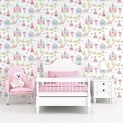 Galerie Wallcoverings Product Code: G78372 - Tiny Tots 2 Wallpaper Collection Galerie Wallcoverings Product Code G78372 - Tiny Tots 2 Wallpaper Collection - Primary Colours - Fairytale Design