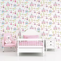 Galerie Wallcoverings Product Code: G78372 - Tiny Tots 2 Wallpaper Collection Galerie Wallcoverings Product Code G78372 - Tiny Tots 2 Wallpaper Collection - Primary Colours - Fairytale Design