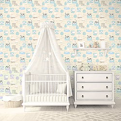 Galerie Wallcoverings Product Code: G78374 - Tiny Tots 2 Wallpaper Collection Galerie Wallcoverings Product Code G78374 - Tiny Tots 2 Wallpaper Collection - Beige Turquoise Colours - Farmland Design