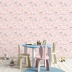 Galerie Wallcoverings Product Code: G78376 - Tiny Tots 2 Wallpaper Collection Galerie Wallcoverings Product Code G78376 - Tiny Tots 2 Wallpaper Collection - Pink Grey Beige Colours - Farmland Design