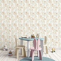 Galerie Wallcoverings Product Code: G78384 - Tiny Tots 2 Wallpaper Collection Galerie Wallcoverings Product Code G78384 - Tiny Tots 2 Wallpaper Collection - Beige Turquoise Glitter Colours - Koalas Design