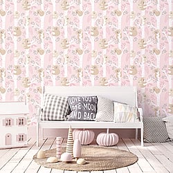 Galerie Wallcoverings Product Code: G78387 - Tiny Tots 2 Wallpaper Collection Galerie Wallcoverings Product Code G78387 - Tiny Tots 2 Wallpaper Collection - Pink Grey Glitter Colours - Koalas Design
