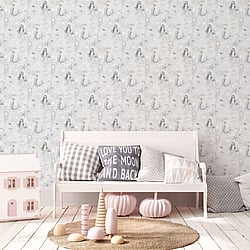 Galerie Wallcoverings Product Code: G78389 - Tiny Tots 2 Wallpaper Collection Galerie Wallcoverings Product Code G78389 - Tiny Tots 2 Wallpaper Collection - Grey Silver Glitter Colours - Mermaids Design